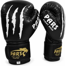 Pars Panter Boks Kick Boks Muay Thai Eldiveni Siyah