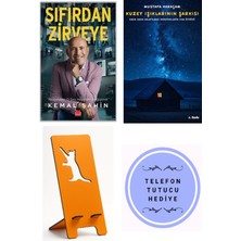 Kırmızı Kedi Yayınevi Sıfırdan Zirveye - Kemal Şahin + Kuzey Işıklarının Şarkısı + Telefon Tutucu
