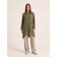 Enhitbaby Luna Kruvaze Müslin Tunik | %100 Pamuk