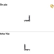 iPhone 17 Şarj Bordu Soketi Filmi Fleksi Ctc Flex Bondu Mikrofonu (Beyaz)