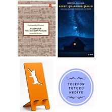 Kırmızı Kedi Yayınevi Başıboş Bir Yolculuktan Notlar - Fernando Pessoa + Kuzey Işıklarının Şarkısı + Telefon Tutucu
