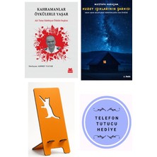 Kırmızı Kedi Yayınevi Kahramanlar Öykülerle Yaşar - Ahmet Tatar + Kuzey Işıklarının Şarkısı + Telefon Tutucu