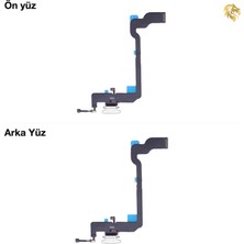 Iphone Xs Şarj Soketi Beyaz Şarj Bordu Şarj Film Kablosu Şarj Soketi Bağlantı Kablosu