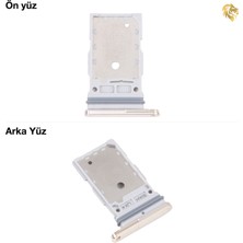 Samsung Galaxy S23 Ultra Sim Iç Yuvası Çiftli Altın Çiftli Sim Yuvası Ikili Sim Tepsisi Çiftli Sim Aparatı Dual Sim Çekmecesi