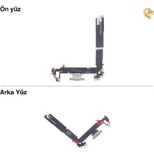 iPhone 16 Plus Şarj Bordu Soketi Filmi Fleksi Ctc Flex Bondu Mikrofonu (Yeşil)