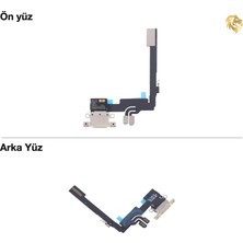 iPhone 16 Pro Şarj Bordu Soketi Filmi Fleksi Ctc Flex Bondu Mikrofonu (Titanyum)