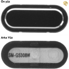 Samsung Galaxy Grand Prime G530 Home Tuşu Parmak Izi Butonu Açma-Kapama Butonu Açma-Kapama Tuşu Yan Güç Tuşu Power Tuşu Home Tuşu Touch Id Parmak Izi Sensörü