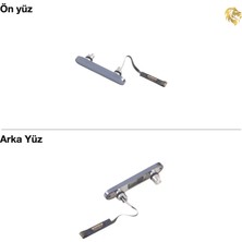 iPhone 17 Kamera Kontrol Butonu Yan Düğme Assistive Touch Tuşu Flexi Filmi (Mavi)