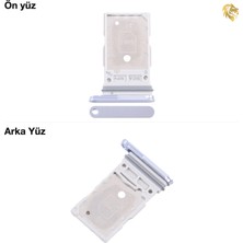 Samsung Galaxy S25 Plus Sim Iç Yuvası Çiftli Mavi Çiftli Sim Yuvası Ikili Sim Tepsisi Çiftli Sim Aparatı Dual Sim Çekmecesi