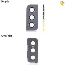 Samsung Galaxy S21 Kamera Lensi Full Gri Kamera Lensi Sade Lens Kamera Camı Kamera Merceği