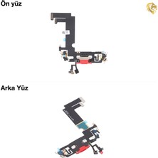 Iphone 12 Mini Şarj Soketi Kırmızı Şarj Bordu Şarj Film Kablosu Şarj Soketi Bağlantı Kablosu
