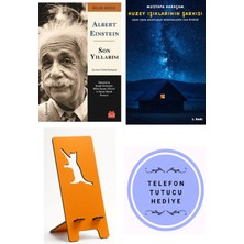 Kırmızı Kedi Yayınevi Son Yıllarım - Albert Einstein + Kuzey Işıklarının Şarkısı + Telefon Tutucu