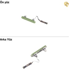 iPhone 17 Kamera Kontrol Butonu Yan Düğme Assistive Touch Tuşu Flexi Filmi (Yeşil)