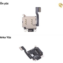 Iphone 13 Sim Konnektörü Çift Anakart Sim Okuyucu Soketi Sim Kart Yuvası Lehim Parçası Sim Kart Okuyucu Konnektörü
