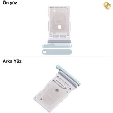 Samsung Galaxy S25 Sim Iç Yuvası Çiftli Yeşil Çiftli Sim Yuvası Ikili Sim Tepsisi Çiftli Sim Aparatı Dual Sim Çekmecesi