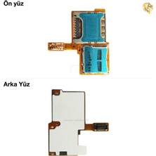 Samsung Galaxy Note 3 Neo Sim ve Sd Kart Konnektörü Sim Sd Kart Soketi Hafıza Kart Yuvası Sim Kart Konnektörü Kart Okuyucu Soketi