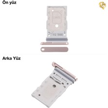Samsung Galaxy S26 Plus Sim Iç Yuvası Çiftli Altın Çiftli Sim Yuvası Ikili Sim Tepsisi Çiftli Sim Aparatı Dual Sim Çekmecesi