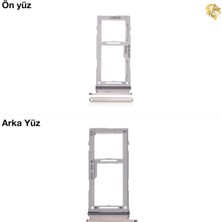 Samsung Galaxy S10 E Sim Iç Yuvası Çiftli Beyaz Çiftli Sim Yuvası Ikili Sim Tepsisi Çiftli Sim Aparatı Dual Sim Çekmecesi