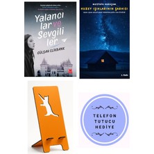 Kırmızı Kedi Yayınevi Yalancılar ve Sevgililer - Gülşah Elikbank + Kuzey Işıklarının Şarkısı + Telefon Tutucu