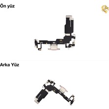 Iphone 15 Plus Şarj Soketi Pembe Şarj Bordu Şarj Film Kablosu Şarj Soketi Bağlantı Kablosu