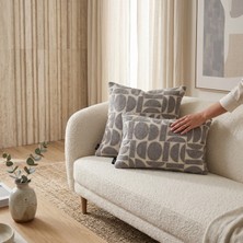 FRAMGAN Sebce Modern Geometrik Desenli Premium Boucle Kırlent