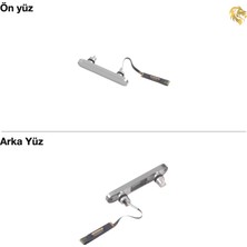 iPhone 17 Sim Iç Yuvası Tepsisi Aparatı Çekmecesi Kart Yuvası Tray Tekli (Gümüş)