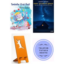 Kırmızı Kedi Yayınevi Tembeller Kralı Badi - Burcu Bahar + Kuzey Işıklarının Şarkısı + Telefon Tutucu