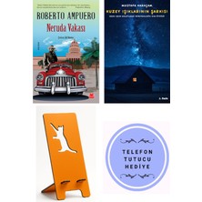 Kırmızı Kedi Yayınevi Neruda Vakası - Roberto Ampuero + Kuzey Işıklarının Şarkısı + Telefon Tutucu