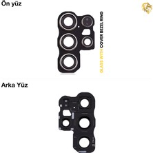 Samsung Galaxy S24 Ultra Kamera Lensi Full Gri Kamera Lensi Sade Lens Kamera Camı Kamera Merceği