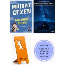 Kırmızı Kedi Yayınevi Bir Bulut Olsam - Müjdat Gezen + Kuzey Işıklarının Şarkısı + Telefon Tutucu