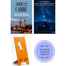 Kırmızı Kedi Yayınevi Nazik Bir Durum - John Le Carre + Kuzey Işıklarının Şarkısı + Telefon Tutucu