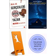 Kırmızı Kedi Yayınevi Gerçekleri Arşiv Yazar - Bilal Ak + Kuzey Işıklarının Şarkısı + Telefon Tutucu