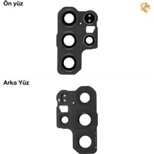 Samsung Galaxy S25 Ultra Kamera Lensi Full Siyah Kamera Lensi Sade Lens Kamera Camı Kamera Merceği