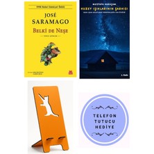 Kırmızı Kedi Yayınevi Belki De Neşe - Jose Saramago + Kuzey Işıklarının Şarkısı + Telefon Tutucu