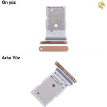 Samsung Galaxy S24 Plus Sim Iç Yuvası Çiftli Turuncu Çiftli Sim Yuvası Ikili Sim Tepsisi Çiftli Sim Aparatı Dual Sim Çekmecesi