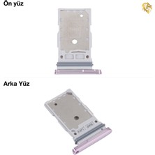 Samsung Galaxy S23 Sim Iç Yuvası Çiftli Pembe Çiftli Sim Yuvası Ikili Sim Tepsisi Çiftli Sim Aparatı Dual Sim Çekmecesi