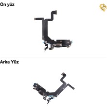 Iphone 14 Pro Max Şarj Soketi Siyah Şarj Bordu Şarj Film Kablosu Şarj Soketi Bağlantı Kablosu
