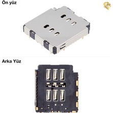 Iphone 15 Pro Max Sim Konnektörü Çift Anakart Sim Okuyucu Soketi Sim Kart Yuvası Lehim Parçası Sim Kart Okuyucu Konnektörü