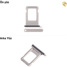 Iphone 15 Pro Sim Iç Yuvası Tekli Gümüş Sim Yuvası Sim Tepsisi Sim Aparatı Yeni Sim Yuvası Tekli Sim Tepsisi Sim Çekmecesi