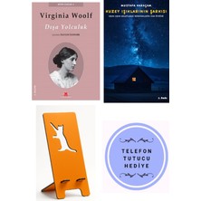 Kırmızı Kedi Yayınevi Dışa Yolculuk - Virginia Woolf + Kuzey Işıklarının Şarkısı + Telefon Tutucu