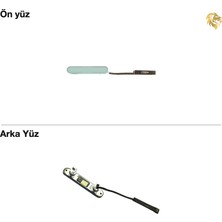 iPhone 16 Kamera Kontrol Butonu Yan Düğme Assistive Touch Tuşu Flexi Filmi (Yeşil)
