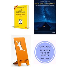 Kırmızı Kedi Yayınevi Bilinmeyen Adanın Öyküsü - Jose Saramago + Kuzey Işıklarının Şarkısı + Telefon Tutucu
