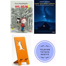 Kırmızı Kedi Yayınevi Off Dilim! - Feyza Hepçilingirler + Kuzey Işıklarının Şarkısı + Telefon Tutucu