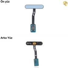 Samsung Galaxy S10 E Parmak Izi Filmi Mavi Parmak Izi Film Kablosu Parmak Izi Sensörü Filmi Home Tuşu Film Kablosu Touch Id Film Kablosu Parmak Izi Soketi