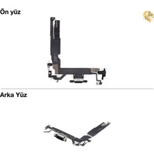 iPhone 17 Şarj Bordu Soketi Filmi Fleksi Ctc Flex Bondu Mikrofonu (Siyah)