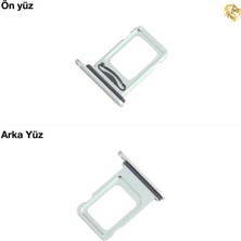 Iphone 15 Sim Iç Yuvası Çiftli Yeşil Çiftli Sim Yuvası Ikili Sim Tepsisi Çiftli Sim Aparatı Dual Sim Çekmecesi