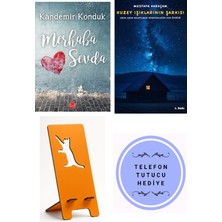 Kırmızı Kedi Yayınevi Merhaba Sevda - Kandemir Konduk + Kuzey Işıklarının Şarkısı + Telefon Tutucu