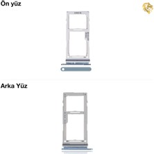 Samsung Galaxy S10 E Sim Iç Yuvası Çiftli Mavi Çiftli Sim Yuvası Ikili Sim Tepsisi Çiftli Sim Aparatı Dual Sim Çekmecesi