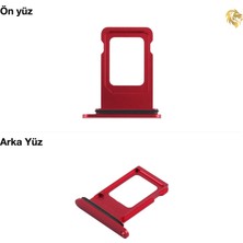 Iphone Xr Sim Iç Yuvası Çiftli Kırmızı Çiftli Sim Yuvası Ikili Sim Tepsisi Çiftli Sim Aparatı Dual Sim Çekmecesi