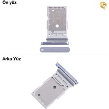 Samsung Galaxy S24 Ultra Sim Iç Yuvası Çiftli Mor Çiftli Sim Yuvası Ikili Sim Tepsisi Çiftli Sim Aparatı Dual Sim Çekmecesi